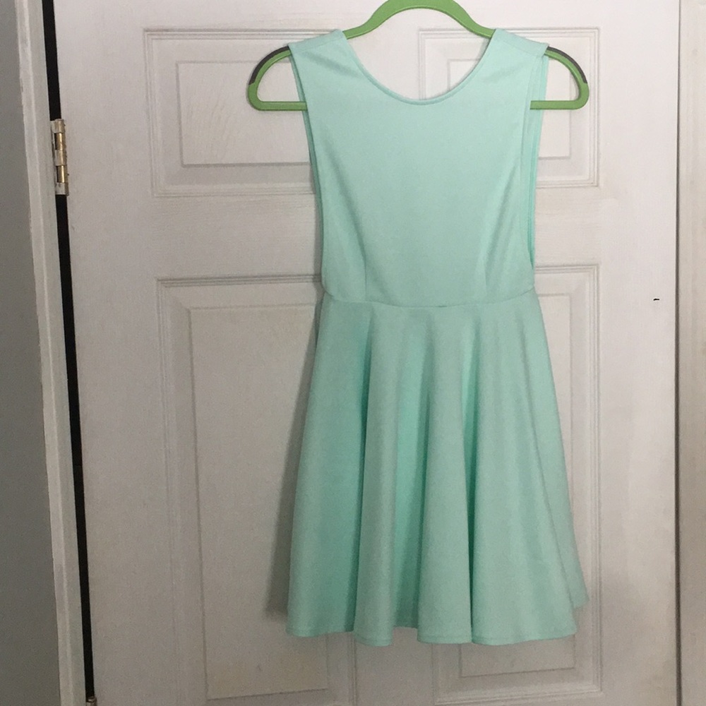Mint skater dress